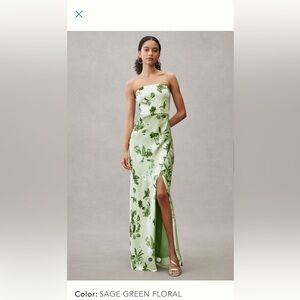 Anthropologie floral BHLDN gown new never worn